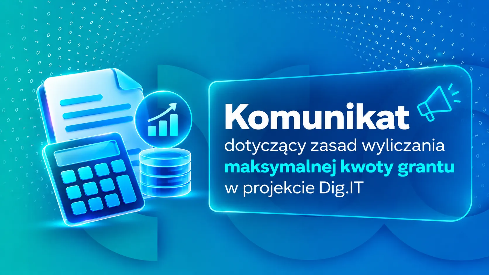 Komunikat o maksymalnej kwocie grantu